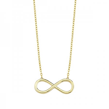 Colier argint 925 aurit cu simbolul infinit - Infinite You CTU0054 [0]
